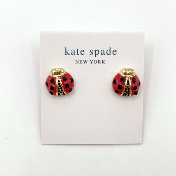 kate spade Jewelry - KS113-Kate Spade ladybug earrings